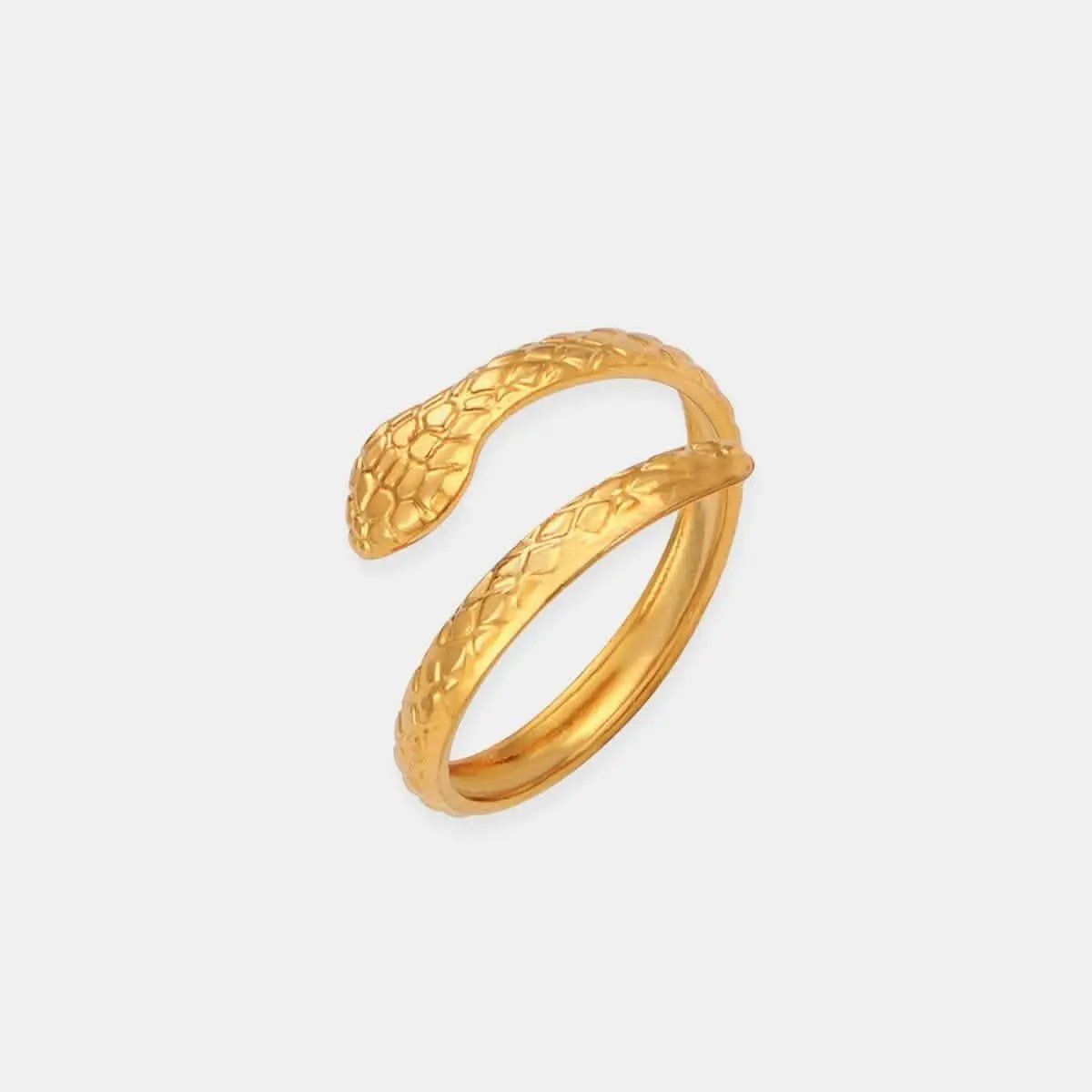 Elegant snake bypass ring - Love Salve